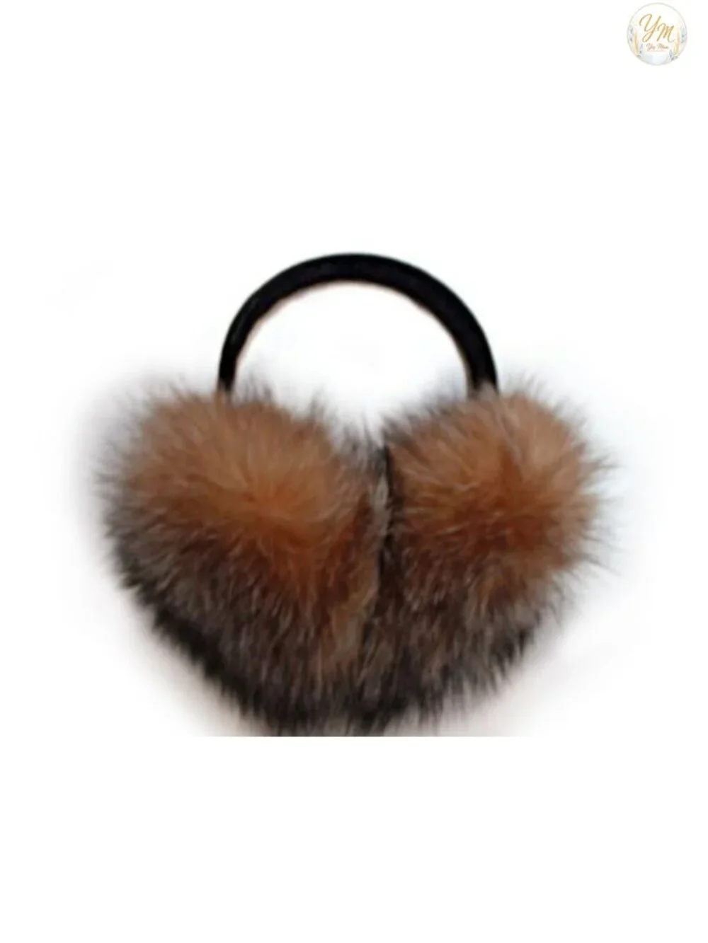 Handmade Fox Fur Earmuffs, Sound Isolation, Classic Style